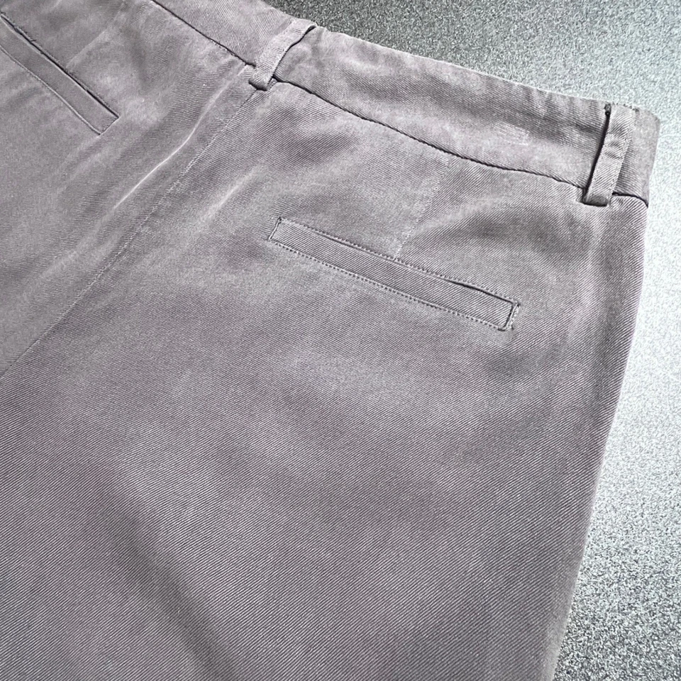 Cabi Women's 100% Silk Gray Wide Leg Pants Trousers Size 6 Career Casual - Image 3 of 4