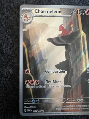 Pokémon Charmeleon 169/165 Scarlet & Violet 151 Charmeleon Holo