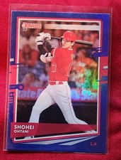 2020 Donruss Shohei Ohtani Holo Blue Parallel #94
