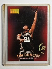 Tim Duncan Spurs 97-98 Skybox Premium, Rookie Card #112 RC ⭐. rookie card picture