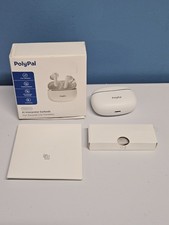 READ AD PolyPal AI Interpreter Earbuds Live Translation USB-C - New in Open Box