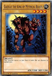 YuGiOh Gazelle the King of Mythical Beasts YGLD-ENB10 Common Englisch Neu unl.
