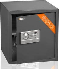 Biometric 2-in-1 Digital Keyboard and Fingerprint Safe - Large 40 x 38 x 38 cm