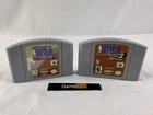 NBA Courtside 1 & 2 Featuring Kobe Bryant ( N64, 1999) Cartridges Only Tested
