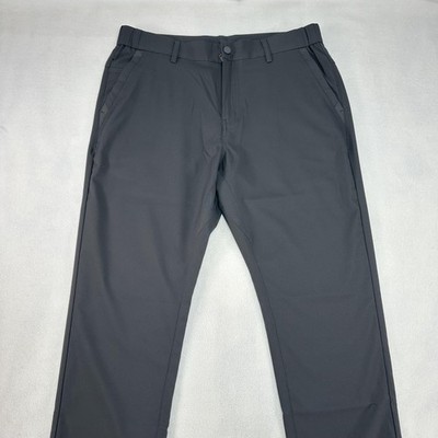Jack Archer Pants Mens 33x34 Charcoal Jetsetter Performance Chino Slim Straight