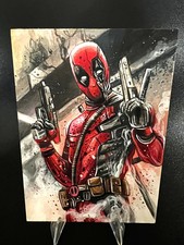 1/1 SKETCH!!! MARVEL DEADPOOL One-of-a-Kind ART ARTIST SIGNED ART CARD