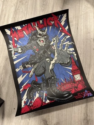 Metallica M72 World Tour London Pop Up Exclusive Poster 2026 - IN HAND - Image 1 of 2