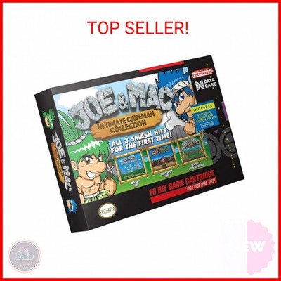 Retro-Bit Joe & Mac: Ultimate Caveman Collection Cartridge - 3 Games in 1 for SN