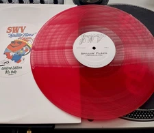 SWV – Spillin' Flava OG 1996  RED VINYL Press 12" PROMO In OG Cover VG+/VG+