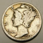 1923 S Mercury Dime VG-F  Actual Coin Pictured- Not Cleaned, Polished or Dipped