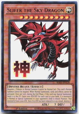 Slifer the Sky Dragon RA05-EN128 Ultra Rare Rarity Collection 5 Yu