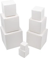 Nesting Gift Boxes Prank Gift Box Surprise Birthday Box White Small Square Paper