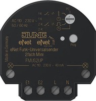 Jung FMUS2UP Enet Funk-Universalsender Mini 2Fach