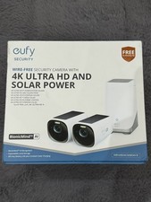 eufy S330 eufyCam 3 2xCam Kit Solar Wireless NO MONITORING FEE Extendable Memory