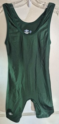 MATMAN Wrestling Singlet Men's Kelly GREEEN Greco Size X-SMALL 