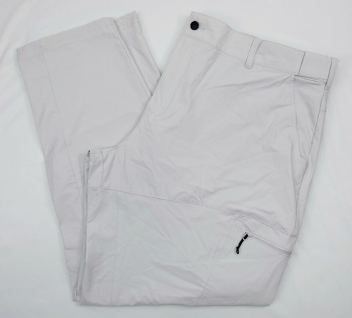 Magellan Outdoors Pro Fish Pants Men's Size 3XL Light Gray Water Repellent EUC!