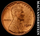 1925 Lincoln Wheat Cent - Red  Choice Gem Brilliant Unc++++  Lustrous  #i6779