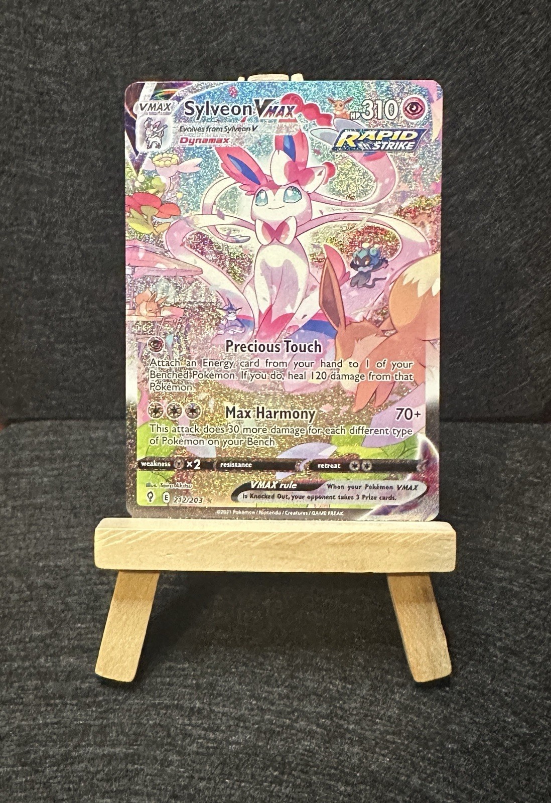 Sylveon VMAX 2021 Sword & Shield: Evolving Skies #212/203 Holo