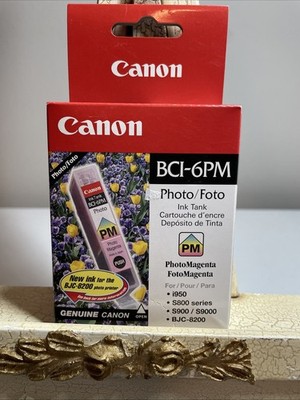 NEW GENUINE - CANON BCI-6PM PHOTO MAGENTA Ink Cartridge - 4710A003 Sealed