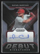 Rafael Marchan 2022 Panini Prizm Debut Signatures Auto B #DS-RM Philadelphia