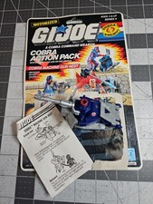Cobra Machine Gun Nest Action Pack GI Joe Complete 1987 Vintage ARAH W Cardback