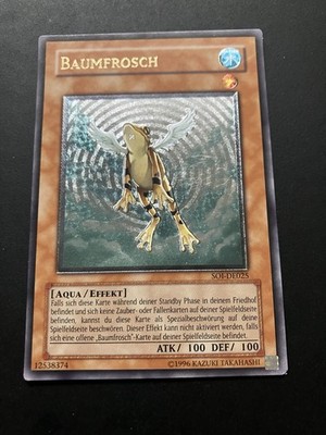 Yu-Gi-Oh! YuGiOh Baumfrosch SOI-DE025 Ultimate Rare MM-/EXC+ Deutsch Los3