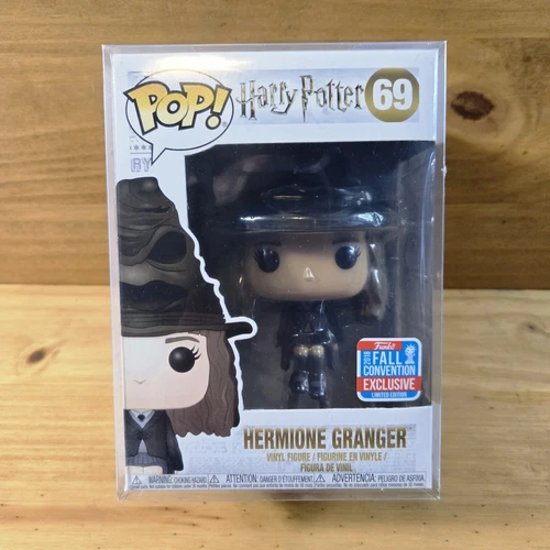 Funko Pop Harry Potter Hermione Granger Sorting Hat #69 EXCLUSIVE Vinyl Figure