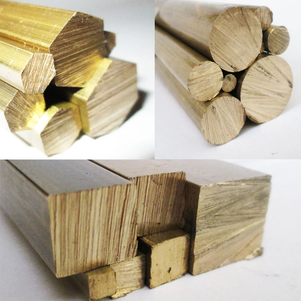 Brass Bar Packs Imperial-Square, Round or Hex( 6") Model engineering live steam