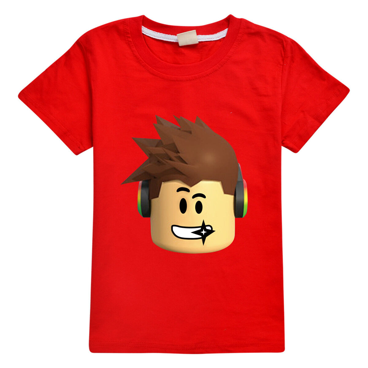 Roblox T-Shirt for Kids Girls Game Cartoon Print Shirt Clothes