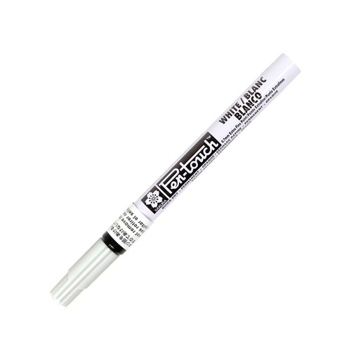 42100 Sakura Pentouch Paint Marker, 0.7mm Extra Fine, White Ink, Pack of 1 - Bild 2 von 2