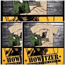 Howitzer cannon t-shirt Infantry Support military Combat Veteran size S-2XL tee