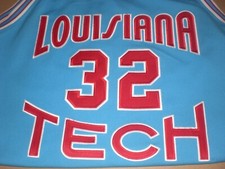 Karl Malone #32 XL Louisiana Tech Bulldogs Throwback Jersey Jazz