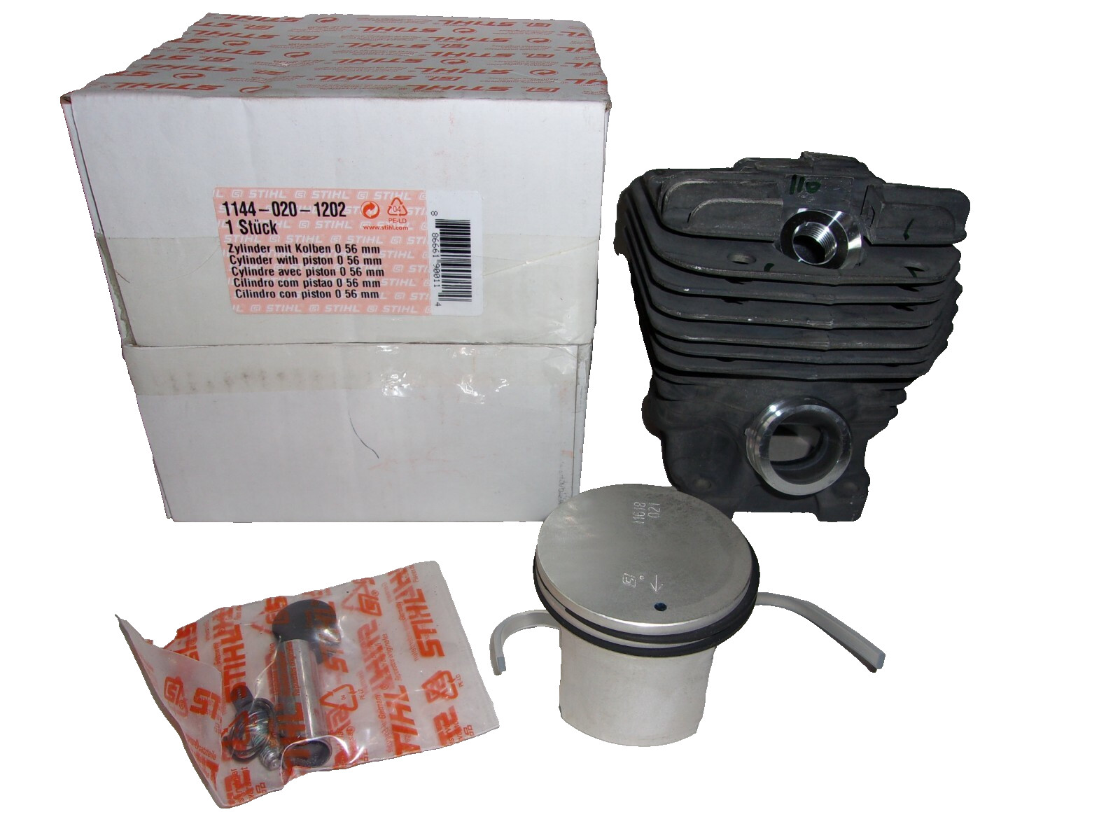 Stihl OEM MS661 Piston & Cylinder Kit 56mm MS 661 Kolben 1144-020-1202 #GM-B5C1