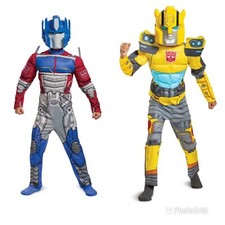 Boys Transformers Optimus/Bumblebee Costume w/Mask by Disguise Sizes S/M/L NEW