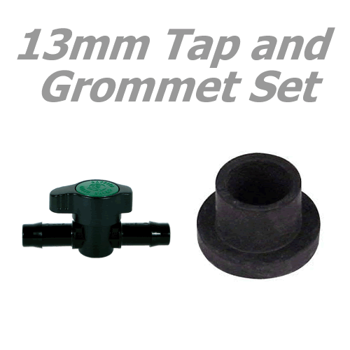 13MM INLINE TAP AND GROMMET PIPE FITTING COMBO SET PLUMBING VALVE - Bild 1 von 1