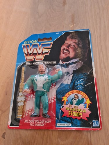 Million Dollar Man Ted Dibiase WWF, Hasbro, MOC Or...