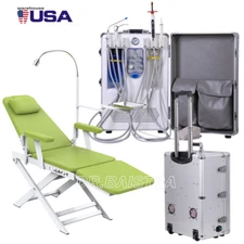 4H Portable Mobile Dental Delivery Unit System Cart Treatment Compressor/ Chair