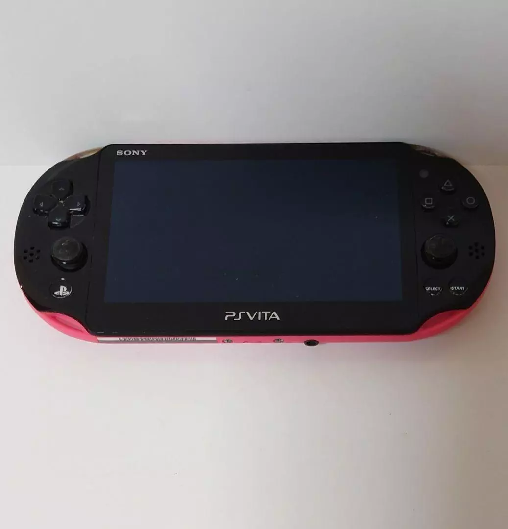 SONY PlayStation PS Vita PCH-2000 ZA15 Wi-Fi Pink Black Console Working Tested
