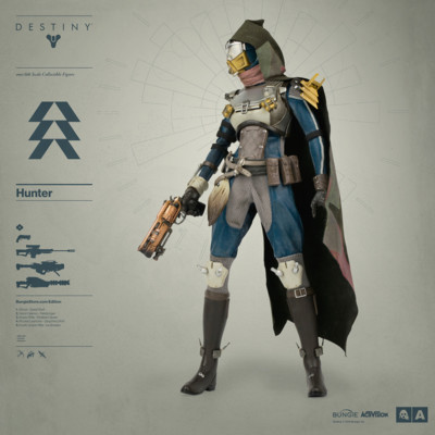 ThreeA 1/6 Destiny Hunter Action Figure 31cm Bungie Autumn
