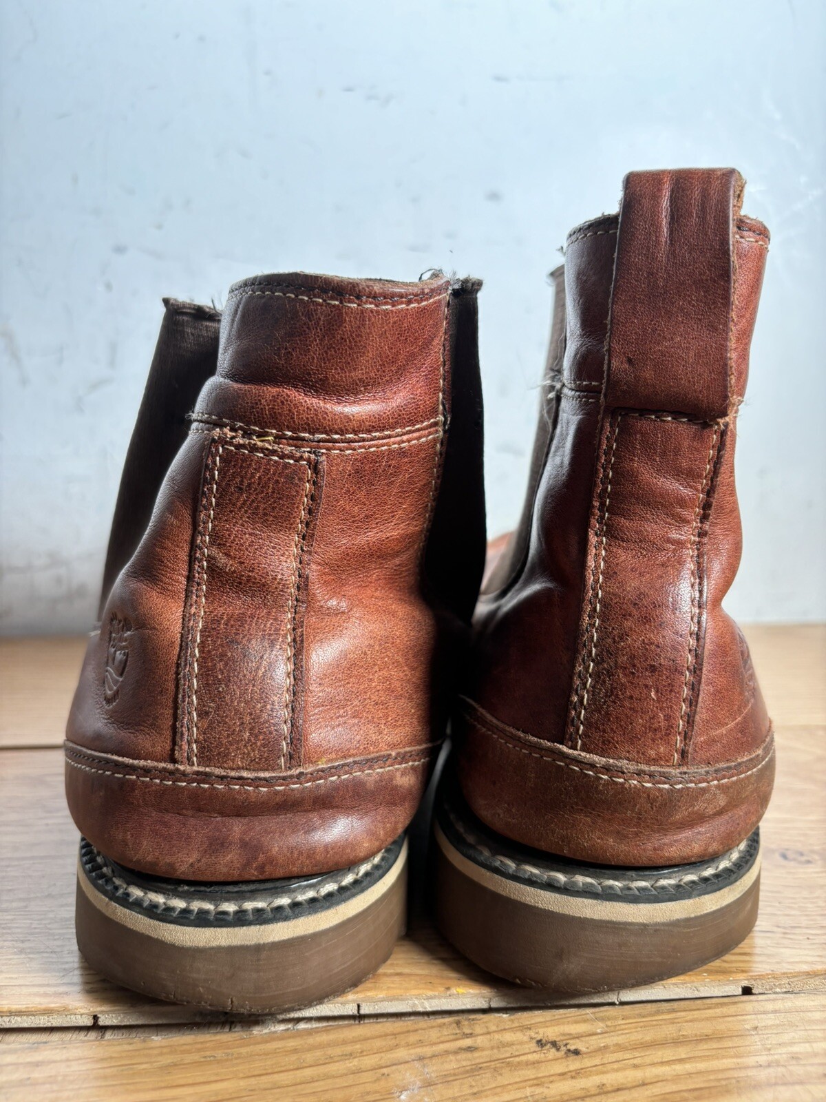 Men's Timberland Chelsea Boots, Size 10.5 Brown Gripstick eBay