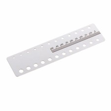 2x Dental Endodontic Endo Rulers Endodontic Span Reamer Measure Scale Ruler Hole