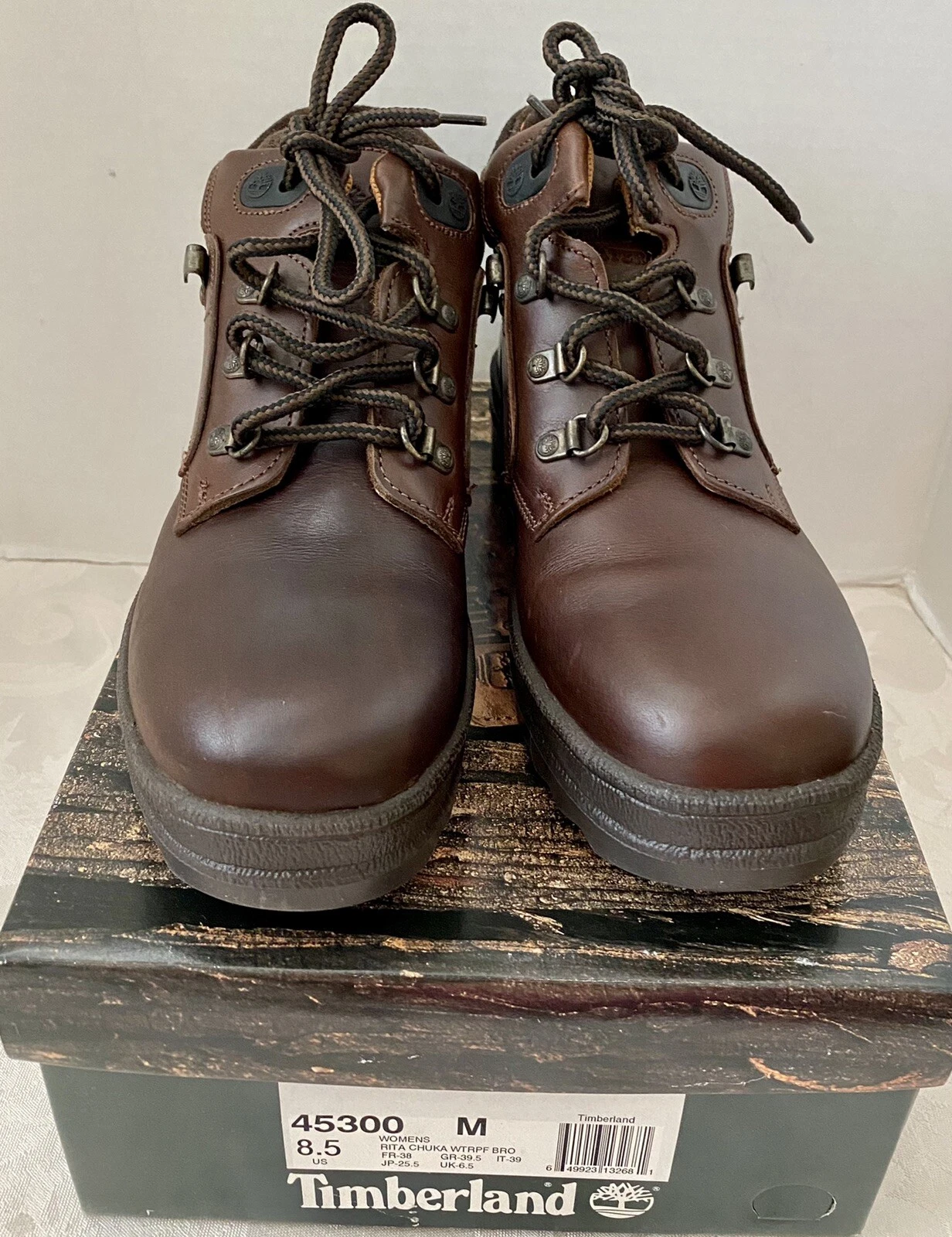 Stivaletti bassi Timberland donna Rita Chuka 8.5 #45300 marrone impermeabili