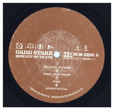 Gang Starr - Moment Of Truth '98 3xLP US ORG!VG+/EX | eBay