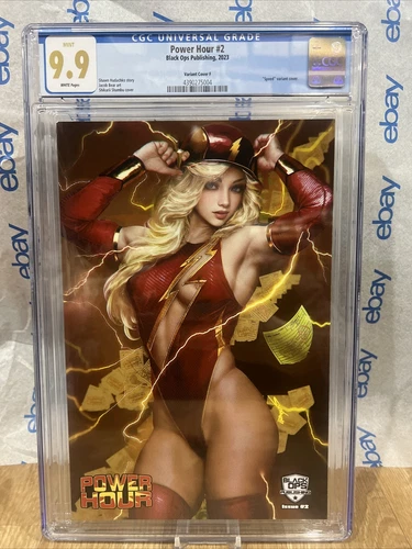 Shikarii cosplay the Flash Power Hour 2 omic Cgc 9.9 Not 9.8 Graded Cover F