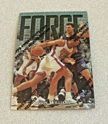 スポーツ選手 TOPPS FINEST PROTECTOR JASON WILLIAMS 1998-99 Topps Finest Jason Williams Rookie #232 | eBay