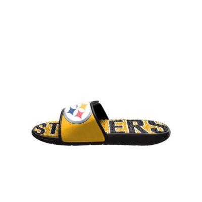NFL Pittsburgh Steelers Gel Cushioned Slide Sandals | eBay