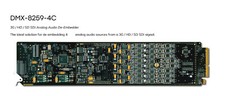 Ross Open Gear DMX-8259-4C 3G/HD/SD SDI Analog Audio De-Embedder with Back Plate