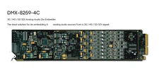 Ross Open Gear DMX-8259-4C 3G/HD/SD SDI Analog Audio De-Embedder with Back Plate