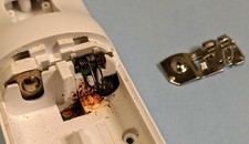 Nintendo Wii - Wiimote replacement battery terminals Rusty leaking FREE P P
