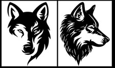 Wolf Variety Pack of Vinyl Decals Car Truck Window Tablet Notebook Tumbler